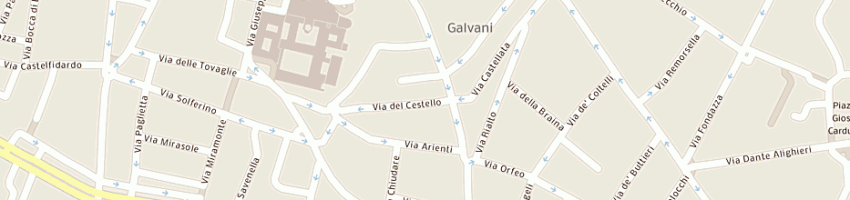 Mappa della impresa borghesi simona a BOLOGNA