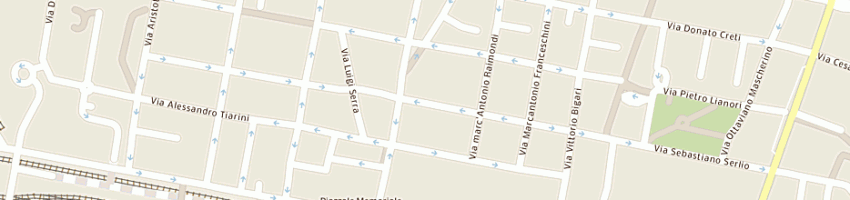 Mappa della impresa pizzeria jari uno di russo domenico e soci snc a BOLOGNA