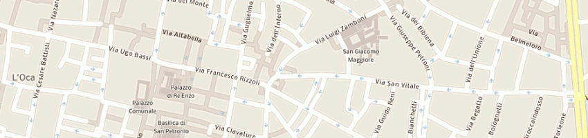 Mappa della impresa gaudenzi l a BOLOGNA