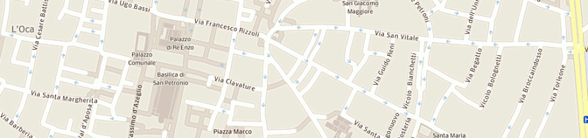 Mappa della impresa crepundia snc di simonetta barilli e federica cuccati a BOLOGNA