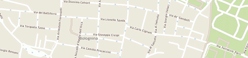 Mappa della impresa calanchi roberto a BOLOGNA