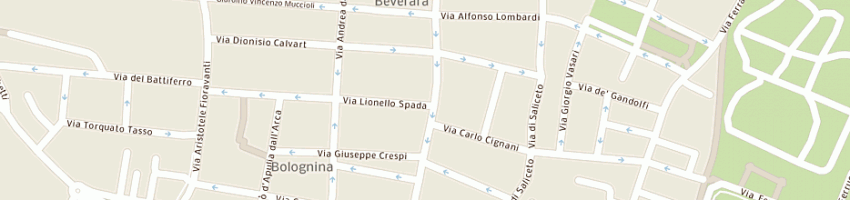 Mappa della impresa banca intesa spa a BOLOGNA