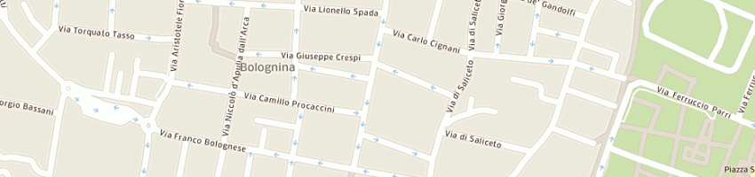 Mappa della impresa gabetti (spa) a BOLOGNA