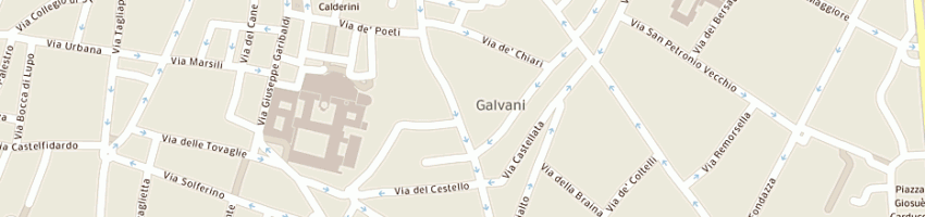 Mappa della impresa scuole pubbliche istituti di ii grado classici scientifici magistrali liceo ginnasio lgalvani a BOLOGNA