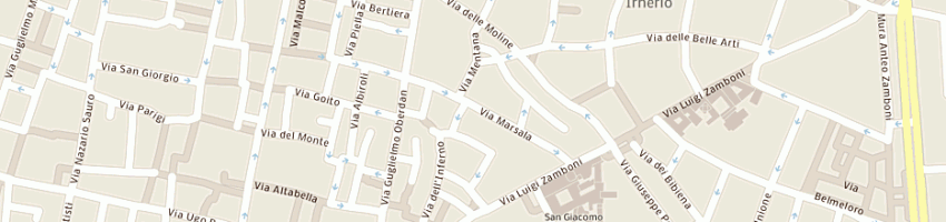 Mappa della impresa foto carretto tino a BOLOGNA