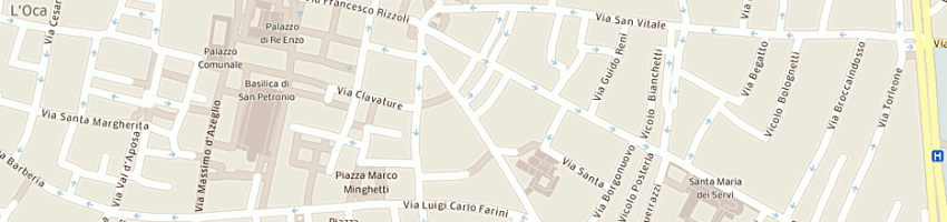 Mappa della impresa borghesi enrico a BOLOGNA