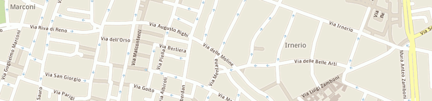 Mappa della impresa libreria delle moline snc a BOLOGNA