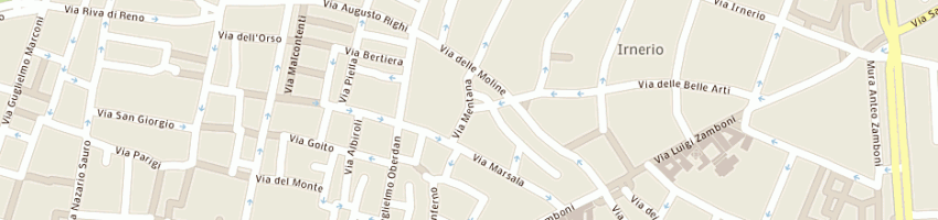 Mappa della impresa studio bibliografico piani di piero piani e c snc a BOLOGNA