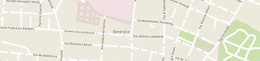 Mappa della impresa centrufficio loreto spa a BOLOGNA