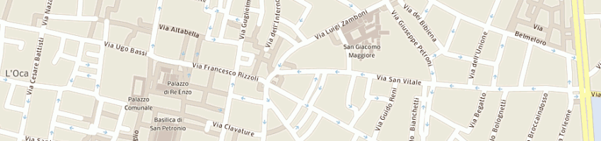 Mappa della impresa mibelli simonetta a BOLOGNA