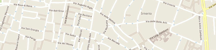 Mappa della impresa albergo university a BOLOGNA