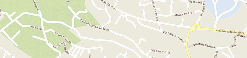Mappa della impresa faccin fulvio a SCHIO