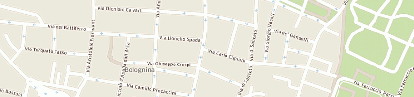Mappa della impresa russo anna maria luciana a BOLOGNA