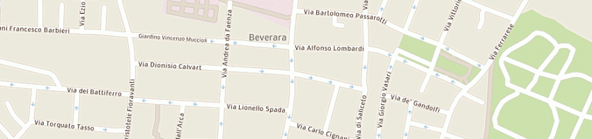 Mappa della impresa casa del foderame a BOLOGNA