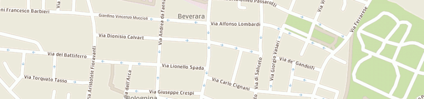 Mappa della impresa fortuna snc di cenisio vincenzo e orsogna arcangelo a BOLOGNA
