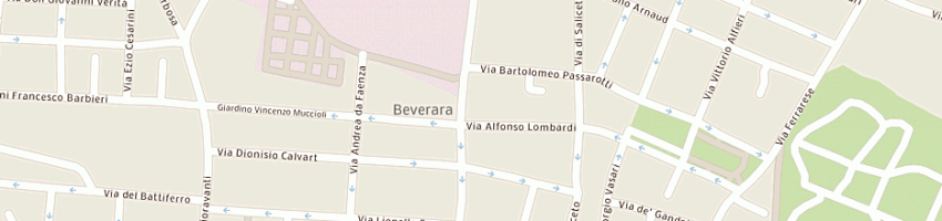 Mappa della impresa centro ottico corticella di moschetta sergio e c snc a BOLOGNA