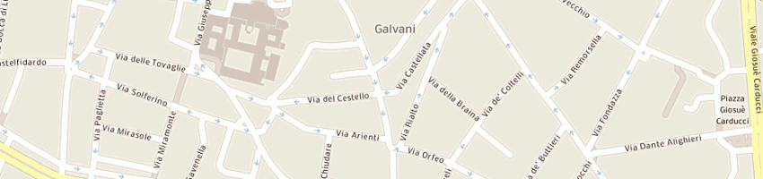 Mappa della impresa espo service srl a BOLOGNA