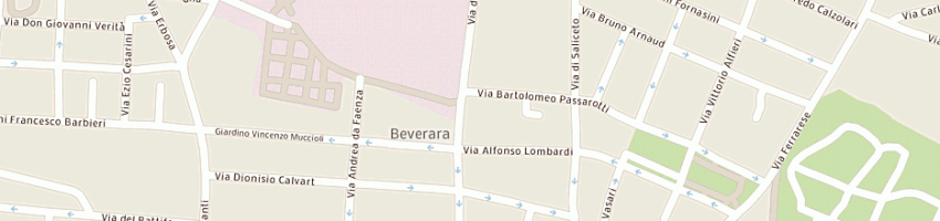 Mappa della impresa circolo arci ippodromo a BOLOGNA