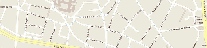 Mappa della impresa profumeria castiglione di ruffini manlio e c sas a BOLOGNA