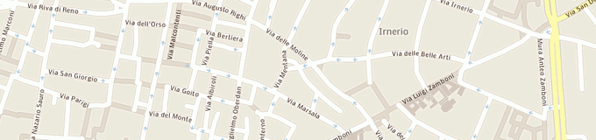 Mappa della impresa benni ravazzolo silvana a BOLOGNA