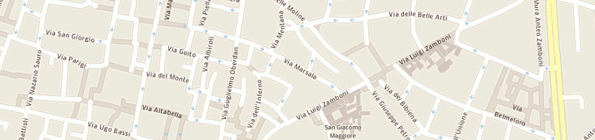 Mappa della impresa studio fn-societa' in nome collettivo di paolo ferrari e c a BOLOGNA