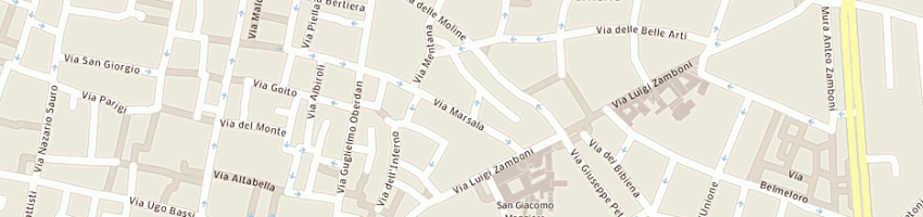 Mappa della impresa pasqualini francesco a BOLOGNA