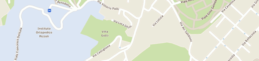 Mappa della impresa cuttin arrigo a BOLOGNA