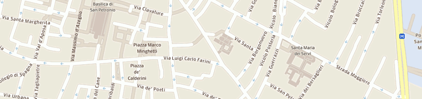 Mappa della impresa luoghinoncomuni srl a BOLOGNA