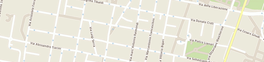 Mappa della impresa curva kappa di marco minozzi a BOLOGNA