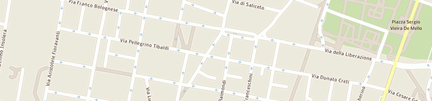 Mappa della impresa artecopia di gualandi fabio a BOLOGNA
