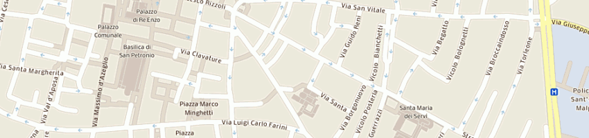 Mappa della impresa villani piero a BOLOGNA