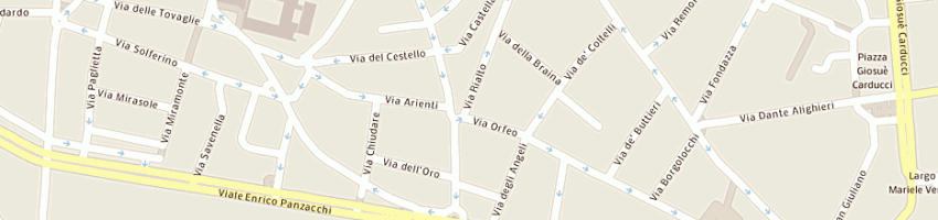 Mappa della impresa rendine mario a BOLOGNA