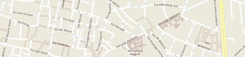Mappa della impresa elena donati di silvia galletti a BOLOGNA