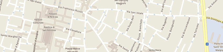 Mappa della impresa credito emiliano (spa) a BOLOGNA