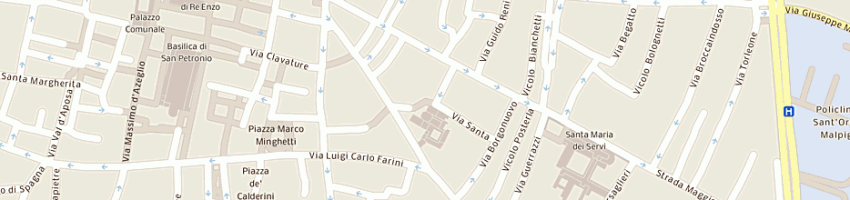 Mappa della impresa associazione dimore storiche italiane a BOLOGNA