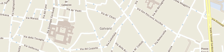 Mappa della impresa alisei a BOLOGNA