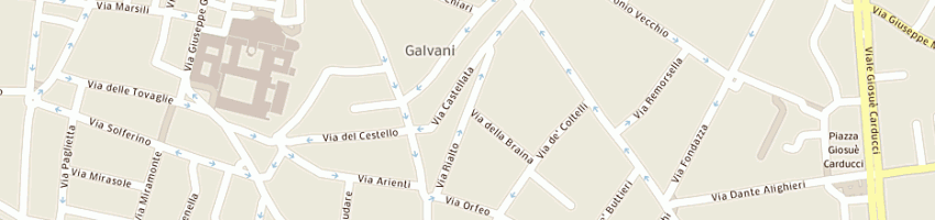 Mappa della impresa castiglione snc di neri andrea e sacchetti loris a BOLOGNA