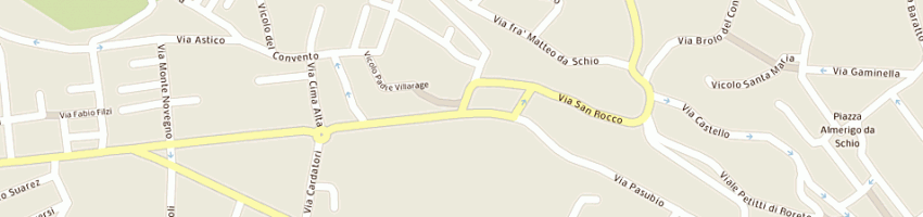 Mappa della impresa anzolin gianfranco a SCHIO