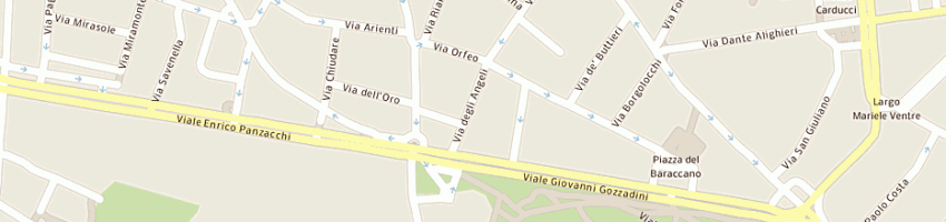 Mappa della impresa paiano luigi a BOLOGNA