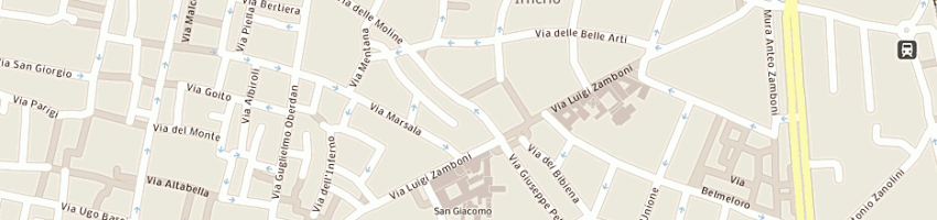 Mappa della impresa canvas management srl a BOLOGNA