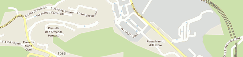 Mappa della impresa resti franco a SIENA