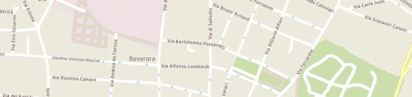 Mappa della impresa ispi (srl) a BOLOGNA