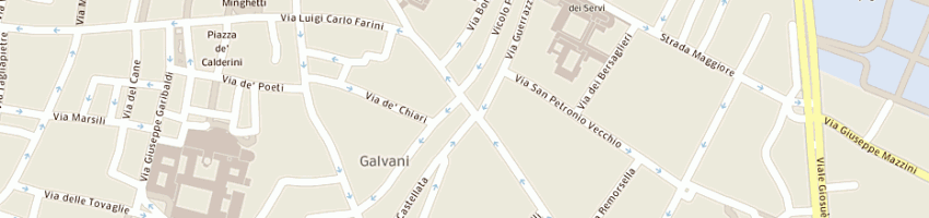 Mappa della impresa cassa di risparmio in bologna spa a BOLOGNA