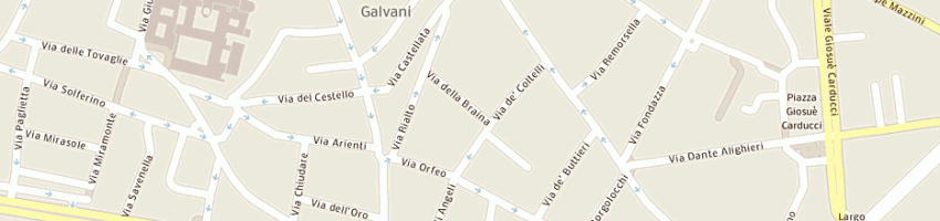 Mappa della impresa sogef a BOLOGNA