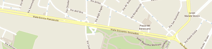 Mappa della impresa calandriello profmarcello e drroberto ambulatorio privato di odon a BOLOGNA