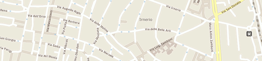 Mappa della impresa cardetti adelmo a BOLOGNA