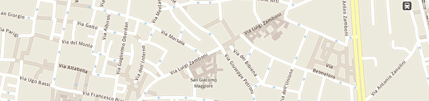 Mappa della impresa estragon soc coop a BOLOGNA