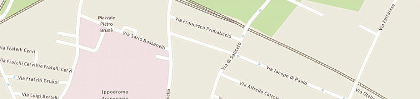 Mappa della impresa passini luigi e c (snc) a BOLOGNA