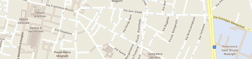 Mappa della impresa capizzi francesco a BOLOGNA