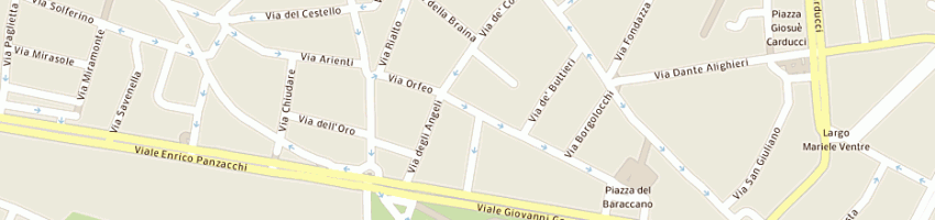 Mappa della impresa giornali periodici san paolo (srl) a BOLOGNA